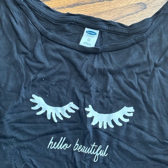 Old Navy Hello Beautiful Tank Top XL - Picture 3 of 3